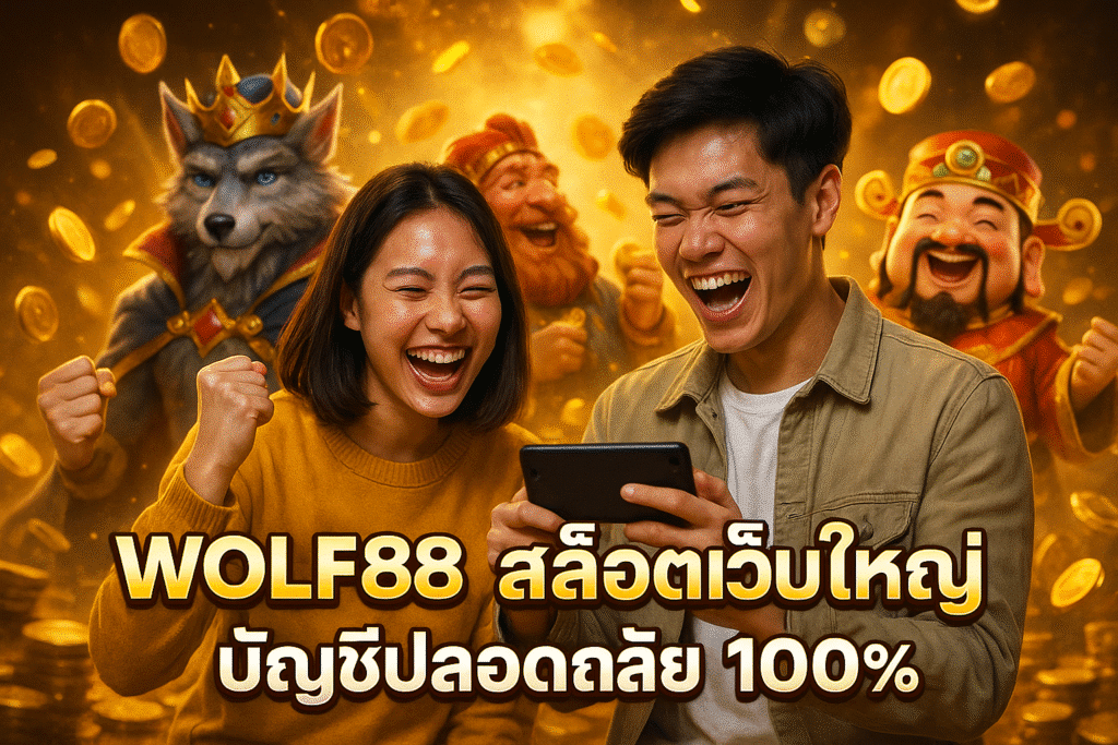 WOLF88 สล็อตเว็บใหญ่ บัญชีปลอดภัย 100%