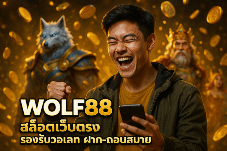 WOLF88 สล็อตเว็บตรง รองรับวอเลท ฝาก-ถอนสบาย