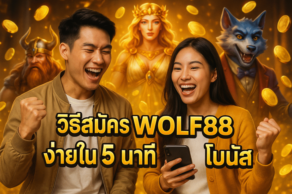 วิธีสมัคร WOLF88 ง่ายใน 5 นาที พร้อมโบนัส