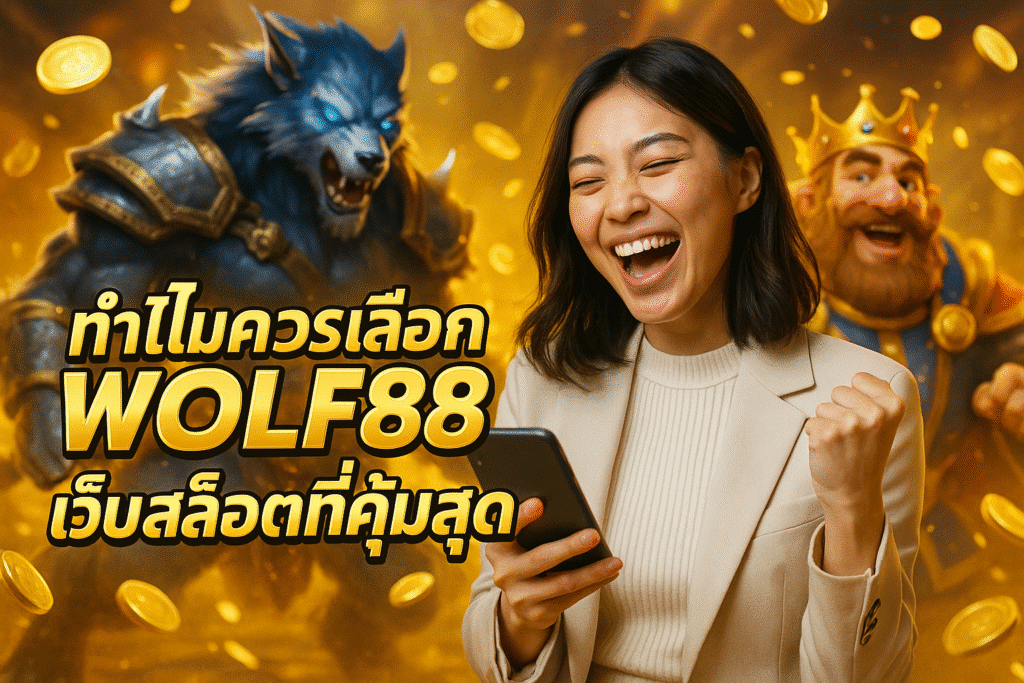 ทำไมควรเลือก WOLF88 เว็บสล็อตที่คุ้มสุด