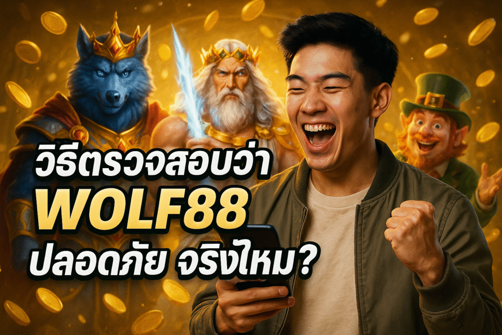 วิธีตรวจสอบว่า WOLF88 ปลอดภัย จริงไหม?