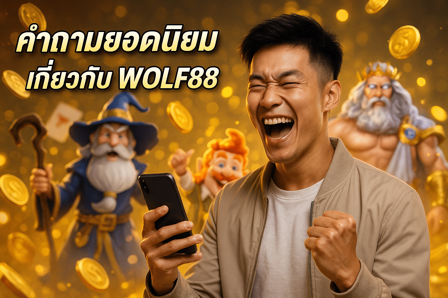 คำถามยอดนิยมเกี่ยวกับ WOLF88 (FAQ)