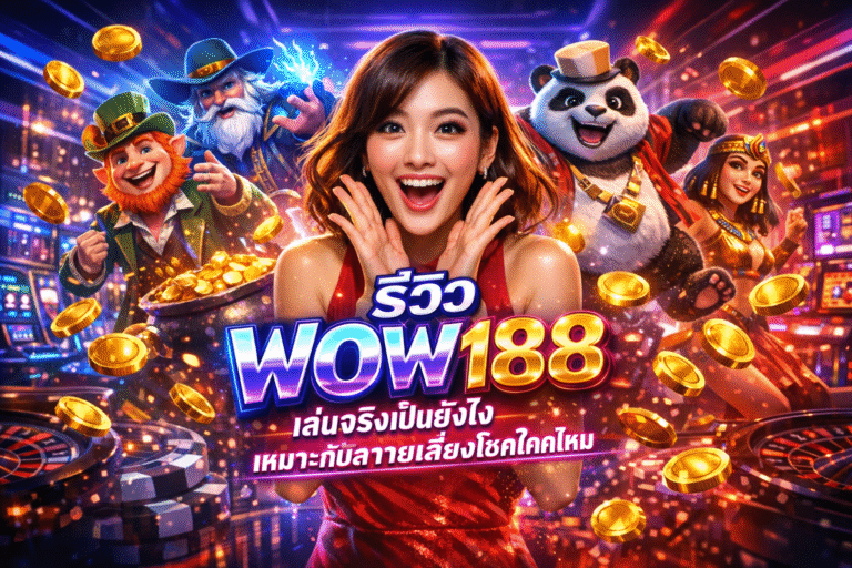 รีวิว WOW188 เล่นจริงเป็นยังไง เหมาะกับสายเสี่ยงโชคไหม