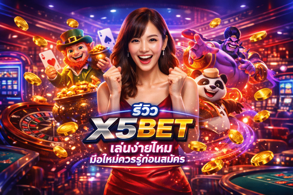รีวิว X5BET เล่นง่ายไหม มือใหม่ควรรู้ก่อนสมัคร