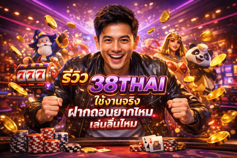 รีวิว 38THAI ใช้งานจริง ฝากถอนยากไหม เล่นลื่นไหม